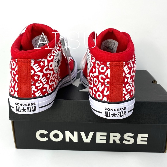Converse Ctas High Street High Top Red W AUTHENTIC - Picture 8 of 8